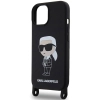 Etui Karl Lagerfeld Crossbody Silicone Ikonik do iPhone 15 - czarne