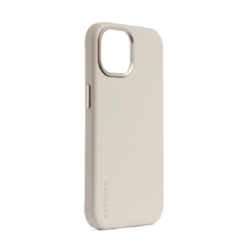 Etui Decoded Detachable Wallet Case skórzane z MagSafe do iPhone 15 - beżowe