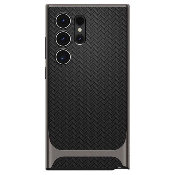 Etui Spigen Neo Hybrid na Samsung Galaxy S24 Ultra - metaliczny szary