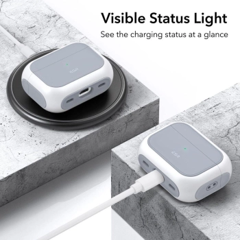 ESR Orbit Halolock z MagSafe na Apple AirPods Pro 1 / 2 - białe