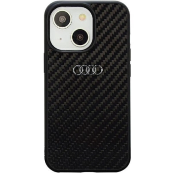Etui Audi Carbon Fiber na iPhone 14 - czarne