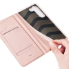 Dux Ducis Skin Pro etui Samsung Galaxy S23 pokrowiec z klapką portfel na kartę podstawka różowe