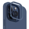 Etui UNIQ Lino Hue Magclick Charging do iPhone 15 Pro - granatowe