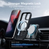 Etui ESR Classic Kickstand Halolock z MagSafe na iPhone 15 Pro Max - przezroczysto-czarne
