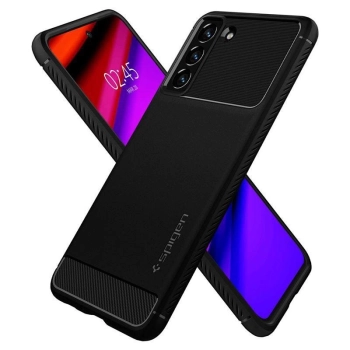 Etui Spigen Rugged Armor na Samsung Galaxy S21 FE - czarny mat