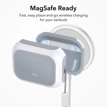 ESR Orbit Halolock z MagSafe na Apple AirPods Pro 1 / 2 - białe