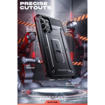 Etui Supcase Unicorn Beetle Pro na Samsung Galaxy S23 Ultra - czarne