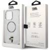 Etui Karl Lagerfeld Iconic Karl&Choupette Magsafe na iPhone 13 Pro Max - przezroczyste