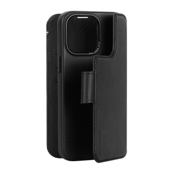 Etui Decoded Detachable Wallet Case skórzane z MagSafe do iPhone 15 Pro Max - czarne