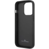Etui BMW Leather Quilted na iPhone 14 Pro - czarne