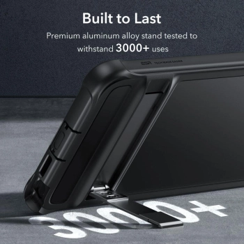 Etui ESR Armor Kickstand na Samsung Galaxy S24 Ultra - przezroczysto-czarne