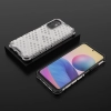 Honeycomb etui pancerny pokrowiec z żelową ramką Xiaomi Redmi Note 10 5G / Poco M3 Pro przezroczysty