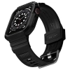 Etui z paskiem Spigen Rugged Armor Pro na Apple Watch 4 / 5 / 6 / 7 / 8 / SE (44/45 mm) - czarne