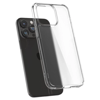 Etui Spigen Ultra Hybrid na iPhone 15 Pro - przezroczysto-matowe