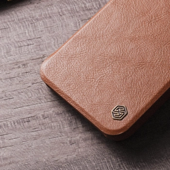 Nillkin Qin Leather Pro Case etui do Samsung Galaxy A54 5G pokrowiec z klapką osłona na aparat czarne