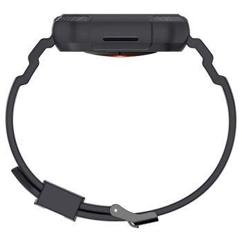 Kingxbar CYF106 2w1 pancerne etui Apple Watch SE, 9, 8, 7, 6, 5, 4, 3, 2, 1 (41, 40, 38 mm) z paskiem szare