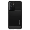 Etui Spigen Rugged Armor na Samsung Galaxy S21 Ultra - czarny mat