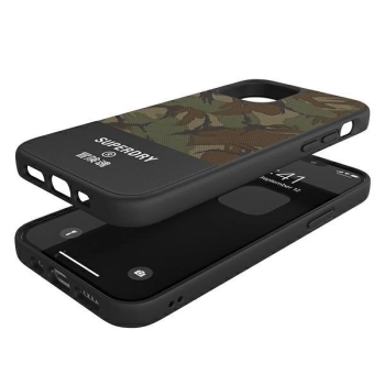 Etui SuperDry Moulded Canvas na iPhone 12 Pro Max - moro