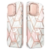 Etui Supcase Cosmo Mag z MagSafe na iPhone 15 Pro Max - różowy marmur