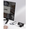 HUB Baseus Metal Gleam 6w1 USB-C - USB-C PD 100W 1x HDMI 4K 30Hz 3x USB-A 3.2 1x RJ45 - szary