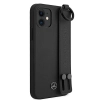 Etui Mercedes Strap Line na iPhone 12 mini - czarne