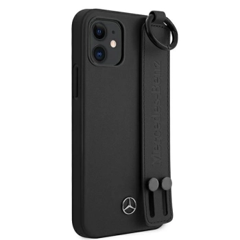 Etui Mercedes Strap Line na iPhone 12 mini - czarne