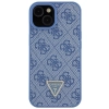 Etui Guess Crossbody 4G Metal Logo do iPhone 15 - niebieskie