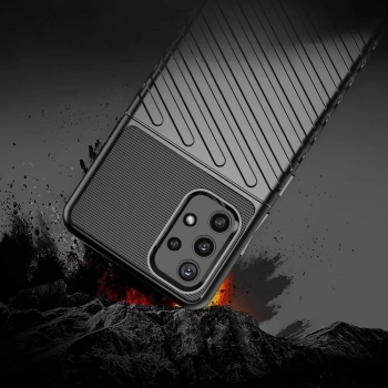 Thunder Case elastyczne pancerne etui pokrowiec Samsung Galaxy A52s 5G / A52 5G / A52 4G czarny