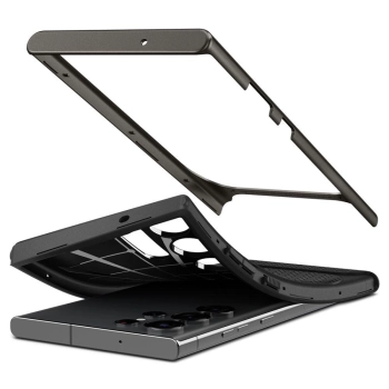 Etui Spigen Neo Hybrid na Samsung Galaxy S23 Ultra - metaliczny szary