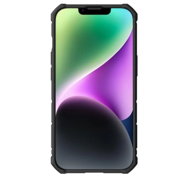 Nillkin CamShield Armor Pro Magnetic Case etui iPhone 14 magnetyczny pokrowiec MagSafe z osłoną na aparat ciemnozielone