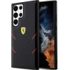 Etui Ferrari Hot Stamp Lines na Samsung Galaxy S23 Ultra - czarne