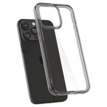 Etui Spigen Ultra Hybrid na iPhone 15 Pro Max - przezroczysto-szare