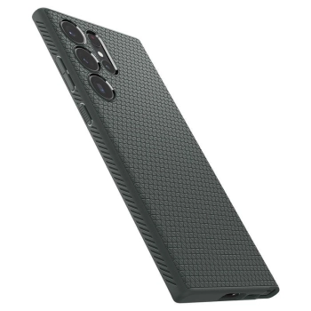 Etui Spigen Liquid Air na Samsung Galaxy S23 Ultra - ciemnozielone