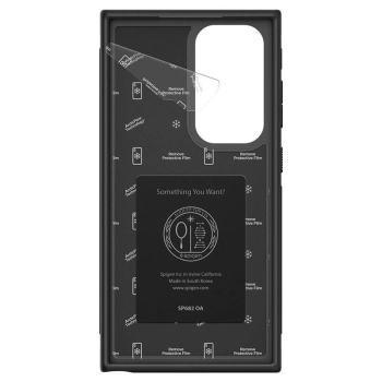 Etui Spigen Cryo Armor na Samsung Galaxy S24 Ultra - czarno-niebieskie