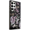 Etui Guess Flower Collection na Samsung Galaxy S23 Ultra - czarne