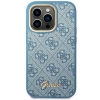 Etui Guess 4G Vintage Gold Logo na iPhone 14 Pro Max - niebieskie
