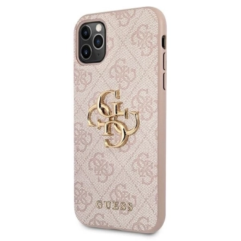 Etui Guess 4G Big Metal Logo na iPhone 11 Pro - różowe