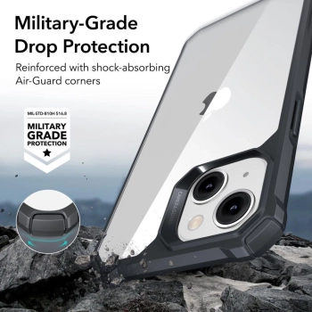 Etui ESR Air Armor na iPhone 14 Plus - przezroczysto-czarne