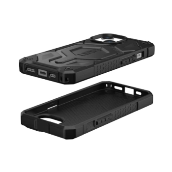 Etui UAG Monarch Pro z MagSafe do iPhone 15 - czarny karbon
