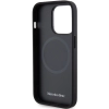 Etui Mercedes Smooth Leather MagSafe na iPhone 14 Pro - czarne