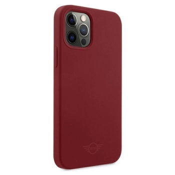 Etui Mini Morris Silicone Tone On Tone na iPhone 12 / iPhone 12 Pro - czerwone