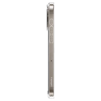 Etui Spigen Ultra Hybrid Mag z MagSafe na iPhone 15 Pro Max - tytan naturalny (wzór Zero One)
