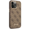 Etui Guess 4G Vintage Gold Logo na iPhone 14 Pro Max - brązowe
