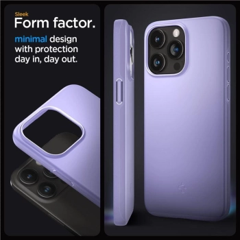 Etui Spigen Thin Fit na iPhone 15 Pro - fioletowe