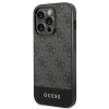 Etui Guess 4G Stripe Collection na iPhone 14 Pro - szare