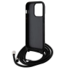 Etui Karl Lagerfeld Crossbody Saffiano Metal Pin Karl&Choupette na iPhone 13 Pro / iPhone 13 - czarne