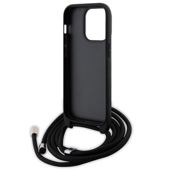 Etui Karl Lagerfeld Crossbody Saffiano Metal Pin Karl&Choupette na iPhone 13 Pro / iPhone 13 - czarne