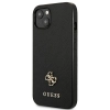 Etui Guess Saffiano 4G Small Metal Logo na iPhone 13 mini - czarne