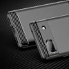 Carbon Case elastyczne etui pokrowiec Google Pixel 6a czarny