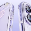 Kingxbar Flora Series magnetyczne etui iPhone 14 MagSafe etui w kwiaty peony